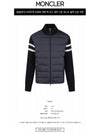 9B00013 M1115 779 Logo Patch Knit Padding Mix Jacket Navy Men s TJ - MONCLER - BALAAN 2