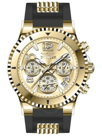 Invicta BLU Chronograph Quartz Gold Dial Ladies Watch 36909 - INVICTA - BALAAN 2