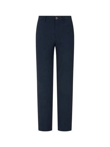 PS stretch textured waffle pants navy 271011 - PAUL SMITH - BALAAN 1