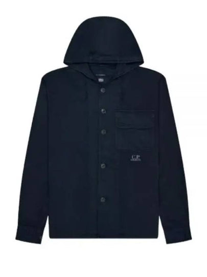 Armored stretch satin hooded overshirt - CP COMPANY - BALAAN 2