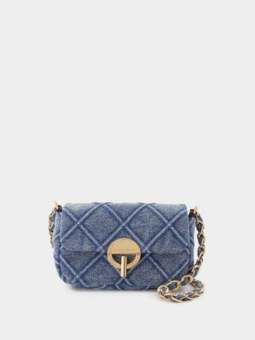 Nano Moon Crossbody - Vanessa Bruno - Cotton - Blue - VANESSA BRUNO - BALAAN 1