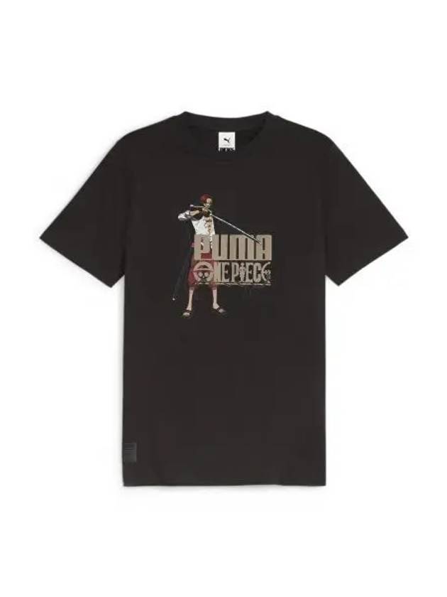 One Piece Graphic Short Sleeve T-Shirt Black - PUMA - BALAAN 1