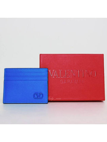 Garavani V logo men's card wallet XY2P0S49ZQU - VALENTINO - BALAAN 1