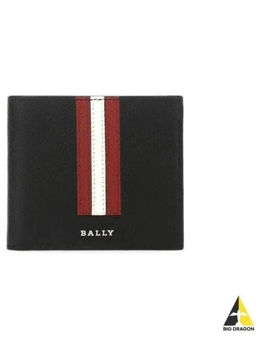 Striped half wallet black TRASAI LT 589875 - BALLY - BALAAN 1