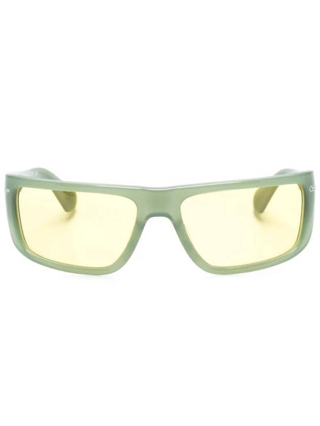 logo print rectangular frame sunglasses - OFF WHITE - BALAAN 1