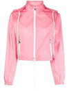 Women's Alose Zip Up Hoodie Pink - MONCLER - BALAAN 1