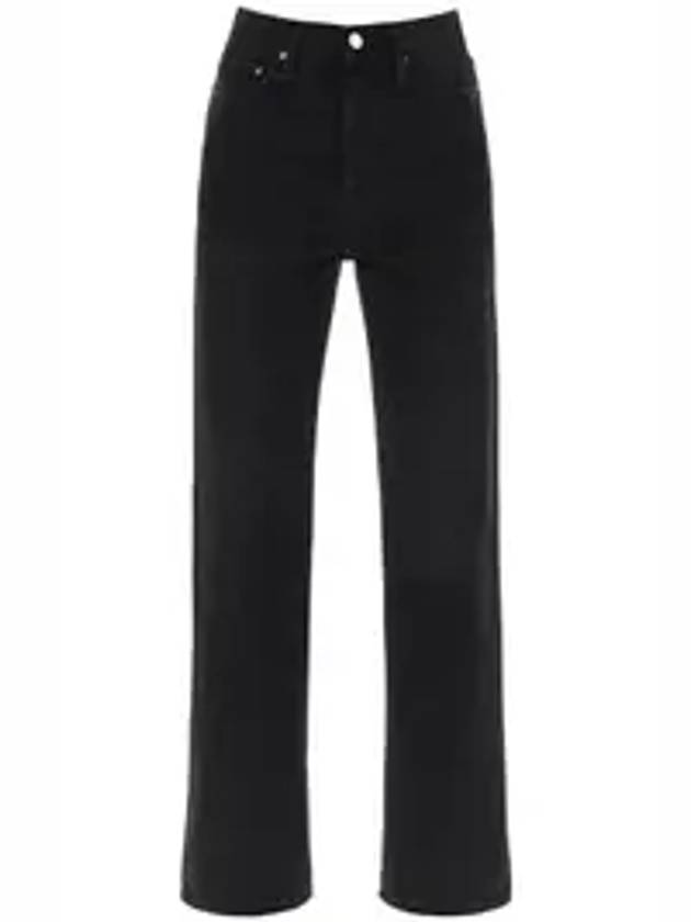 Classic Cut Organic Denim Jeans Black - TOTEME - BALAAN 1