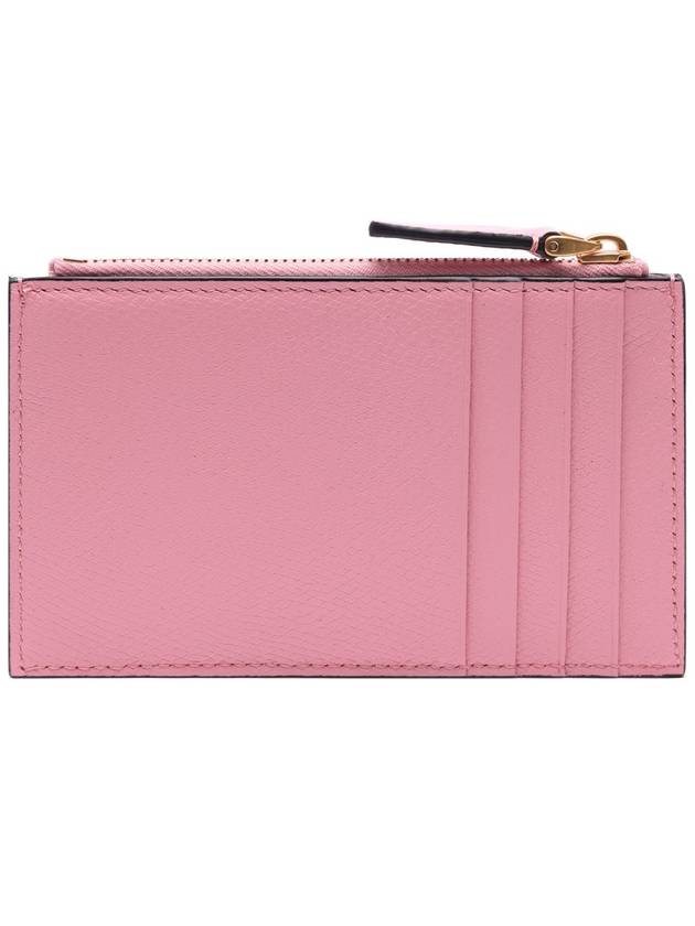 Women's V Logo Zipper Card Wallet 4W2P0W17 SNP ZQQ 24S - VALENTINO - BALAAN 4