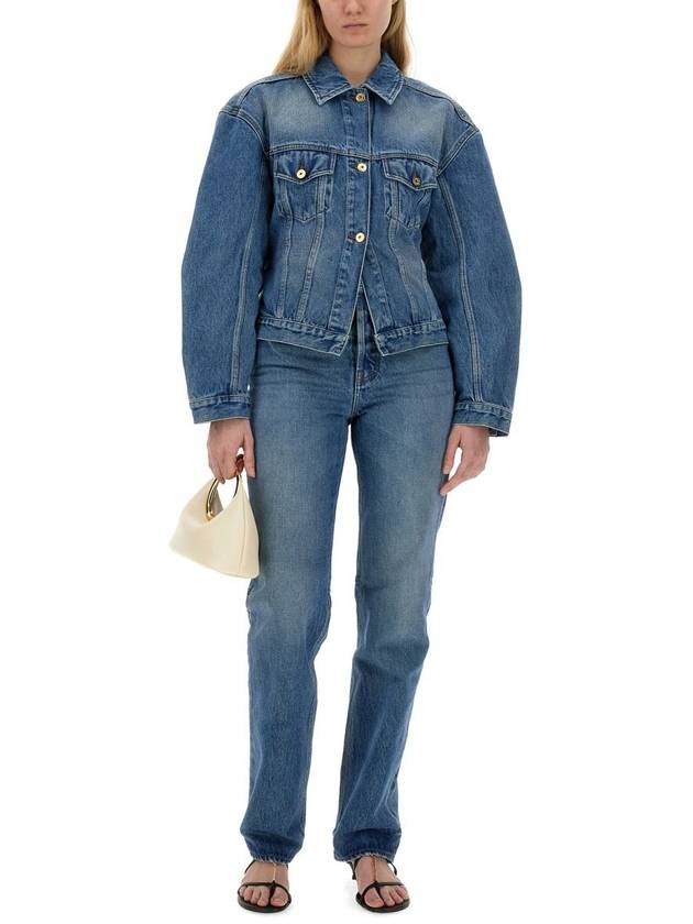 Denim Straight Pants 241DE034 151333C - JACQUEMUS - BALAAN 3