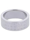 Men's Numeric Minimal Signature Ring Silver - MAISON MARGIELA - BALAAN 2