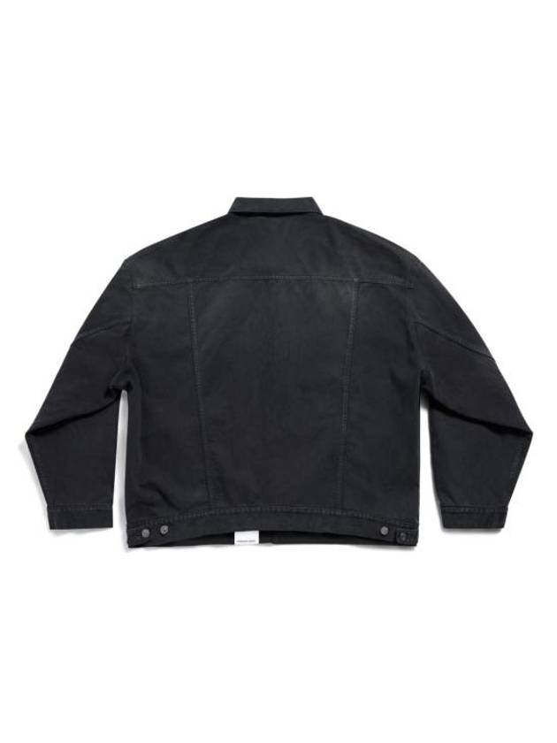 Applique Denim Jacket Black - BALENCIAGA - BALAAN 3