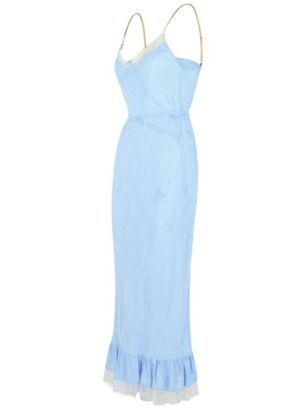 Moschino Light Blue Silk Misot Dress - MOSCHINO - BALAAN 2