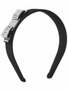 Women's Vara Bow Headband Black - SALVATORE FERRAGAMO - BALAAN 10