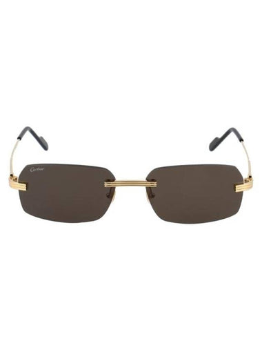 sunglasses CT0271S 001 001 GOLD GOLD GRAY - CARTIER - BALAAN 1