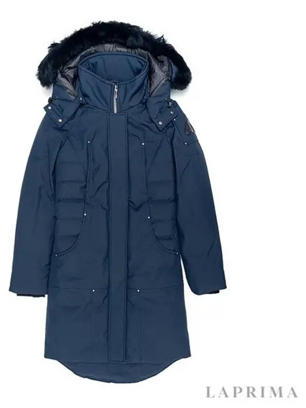 Cloud Shearling Parka Navy - MOOSE KNUCKLES - BALAAN 5