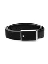 Plate Buckle Saffiano Leather Belt Black - MONTBLANC - BALAAN 3