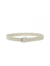 Liliana Studded Leather Belt Chalk Silver - ISABEL MARANT - BALAAN 2