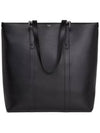 Cabas Buckle Smooth Calfskin Tote Bag Black - CELINE - BALAAN 2