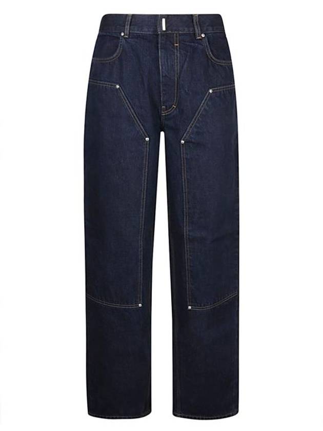 Carpenter Denim Jeans Indigo Blue - GIVENCHY - BALAAN 1