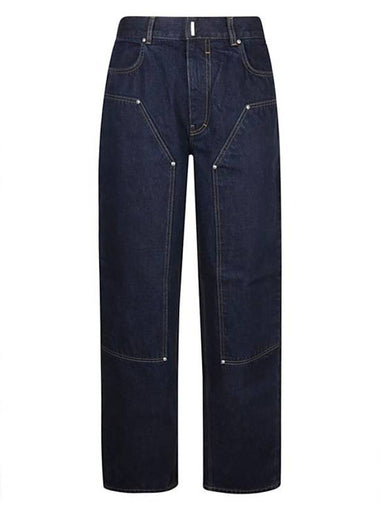 Carpenter Denim Jeans Indigo Blue - GIVENCHY - BALAAN 1