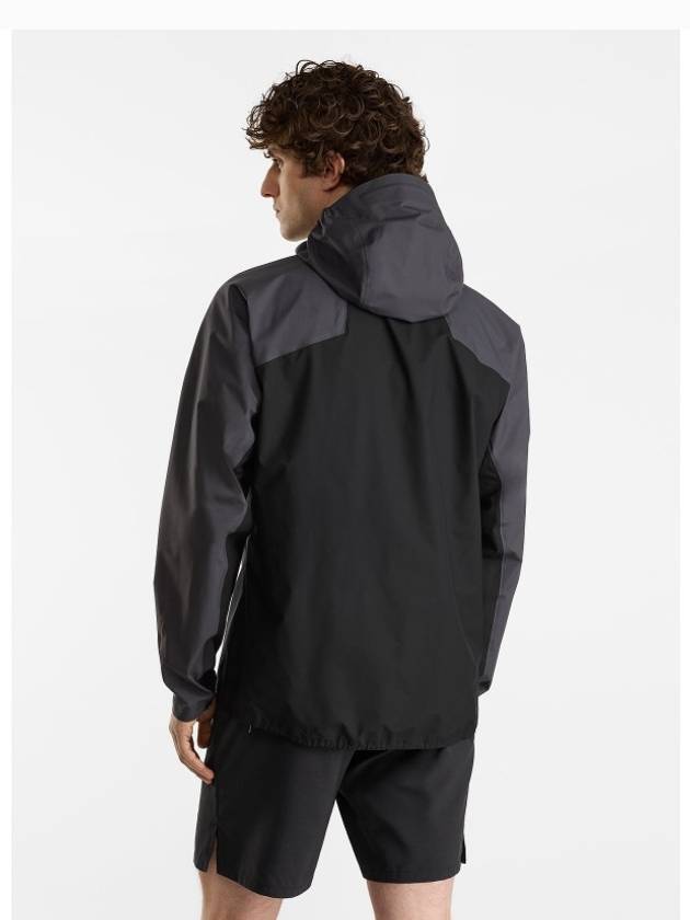 Men's Norvan Shell Hooded Jacket Grey - ARC'TERYX - BALAAN 4