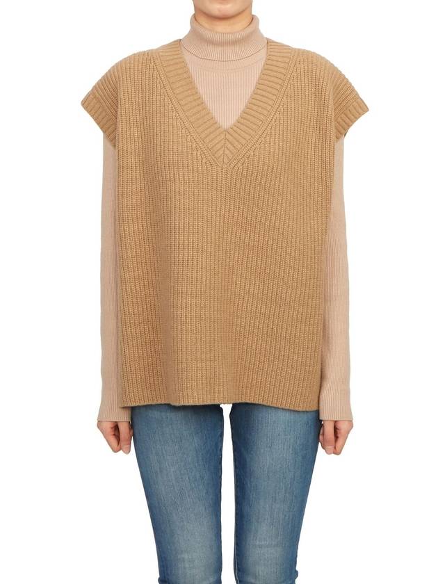 Ala Knit Vest Camel - MAX MARA - BALAAN 2