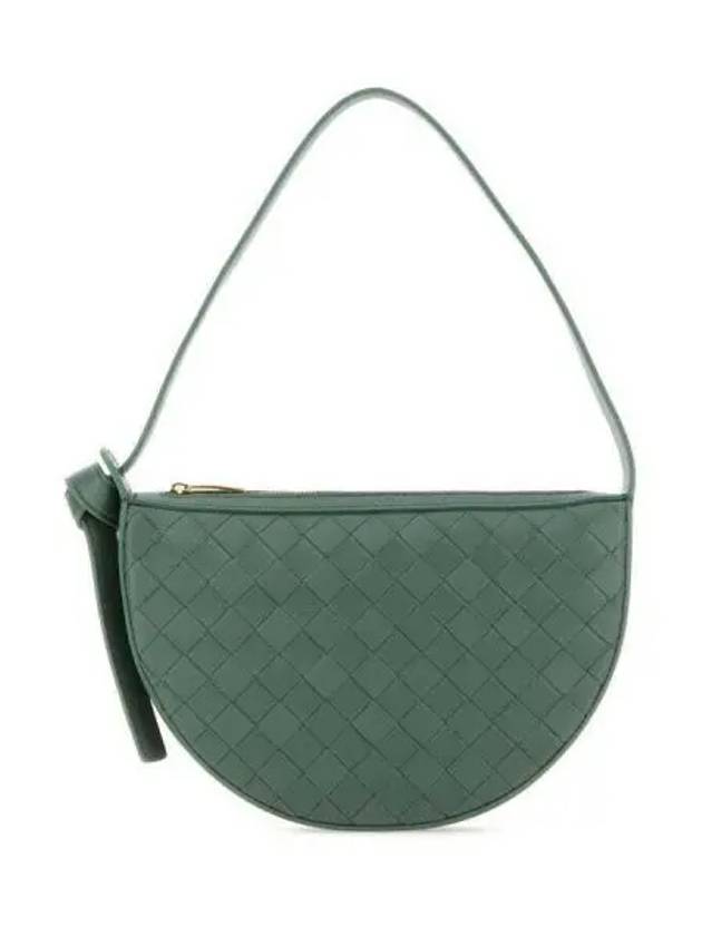 Intrecciato Sunrise Small Shoulder Bag Aloe - BOTTEGA VENETA - BALAAN 2