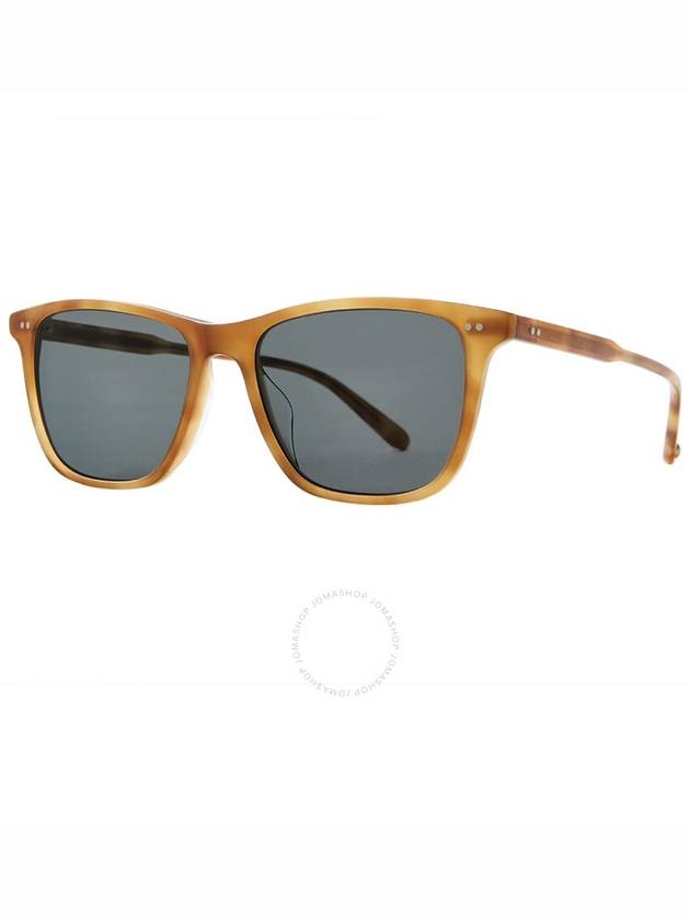 Garrett Leight HAYES SUN Pure Blue Smoke Polarized Square Sunglasses 2141 EMT/PBS PLR 52 - GARRETT LEIGHT - BALAAN 2