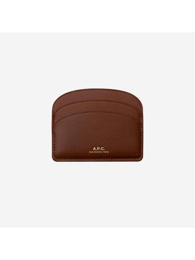 Demi Lune Card Wallet Brown - A.P.C. - BALAAN 2