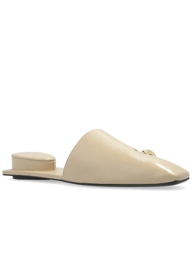 Tory Burch Heeled Slides, Women's, Beige - TORY BURCH - BALAAN 4