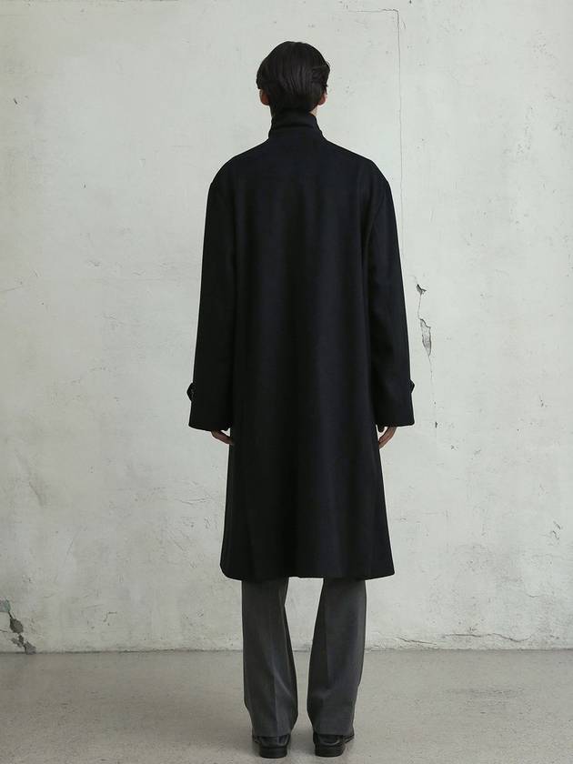 Men's Wool Double Coat Black - FILLCHIC - BALAAN 4