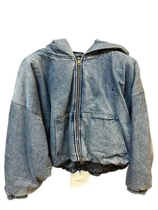 Hooded Denim Jacket Blue - WOOYOUNGMI - BALAAN 4