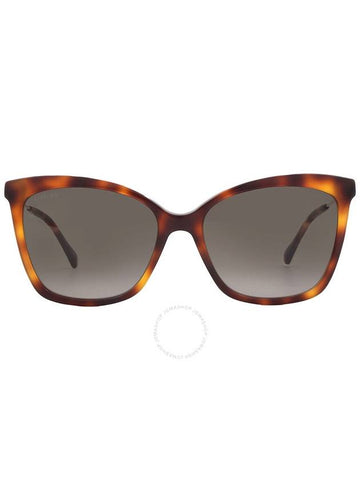 Jimmy Choo Brown Gradient Butterfly Ladies Sunglasses MACI/S 0086/HA 55 - JIMMY CHOO - BALAAN 1