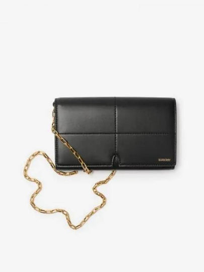 Snip leather chain wallet 8093200 - BURBERRY - BALAAN 2