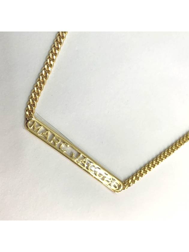 Logo Chain Necklace Gold - MARC JACOBS - BALAAN 4