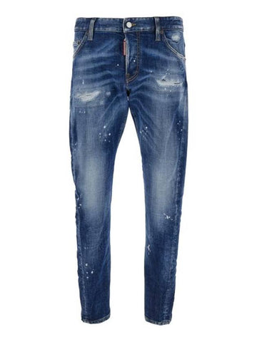 Mid-Rise Skinny Jeans Blue - DSQUARED2 - BALAAN 1