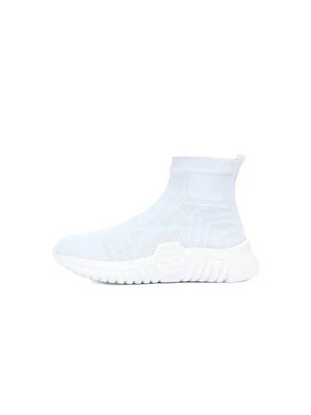 Men's Hexagon Sock Runner Sneakers White 271188 - PHILIPP PLEIN - BALAAN 1