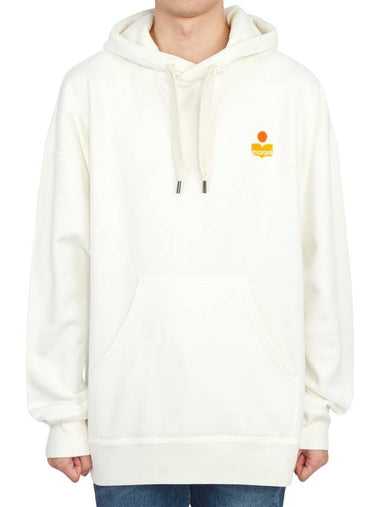 Malek Logo Hoodie White - ISABEL MARANT - BALAAN 1