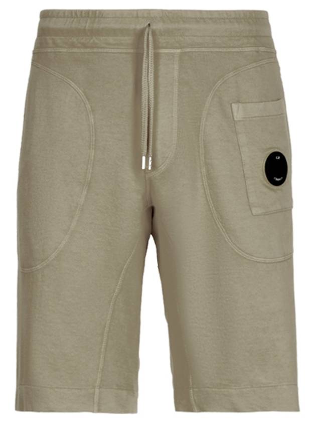 Men's Jogging Bermuda Shorts Brown - CP COMPANY - BALAAN.