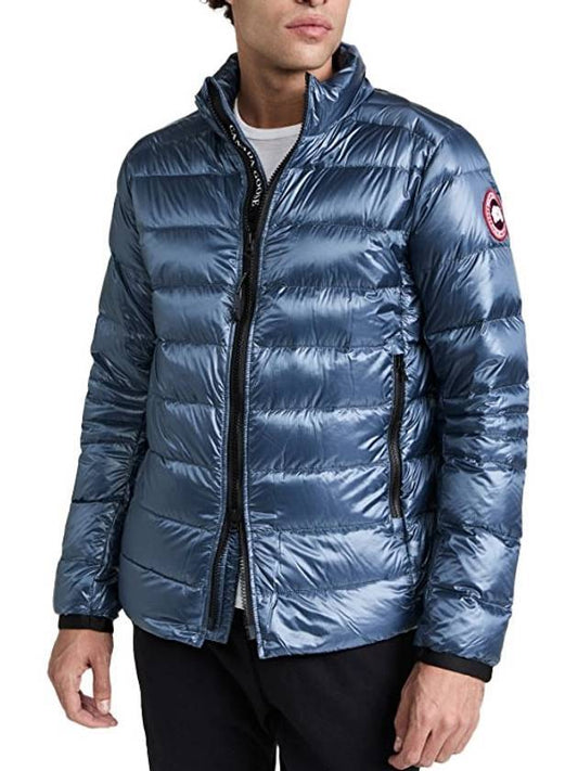 Men's Crofton Down Padded Jacket Atlantic Navy - CANADA GOOSE - BALAAN 2