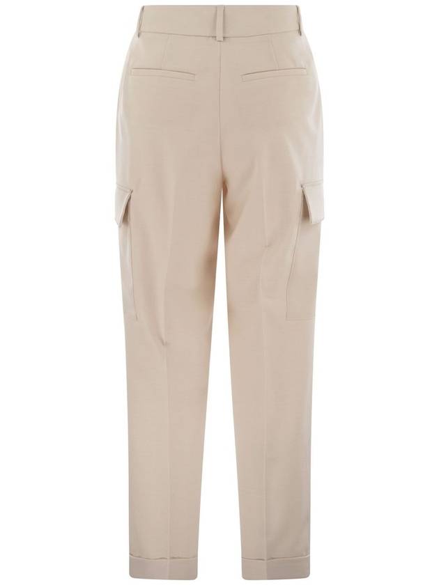 Wool-blend trousers with cargo pockets - PESERICO - BALAAN 2