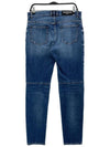 Biker Washed Skinny Jeans Blue - BALMAIN - BALAAN 3