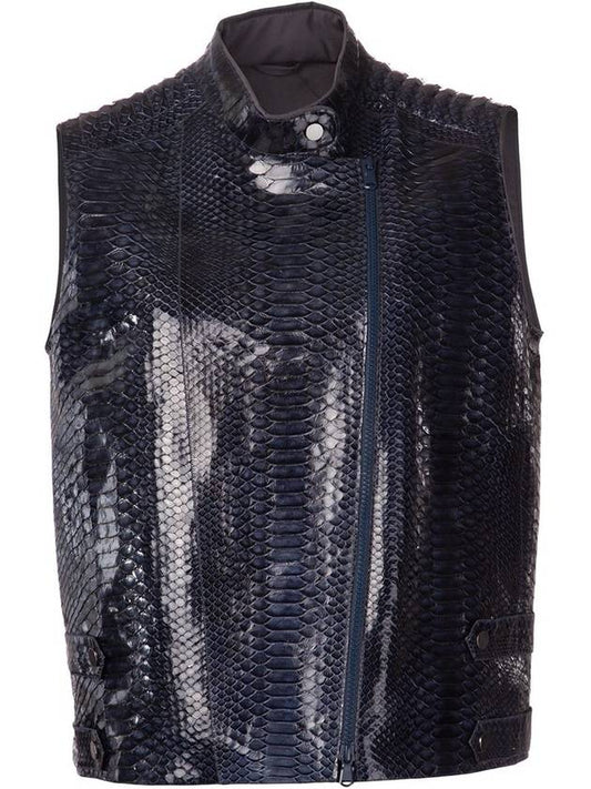 Python leather vest - BRUNELLO CUCINELLI - BALAAN 1