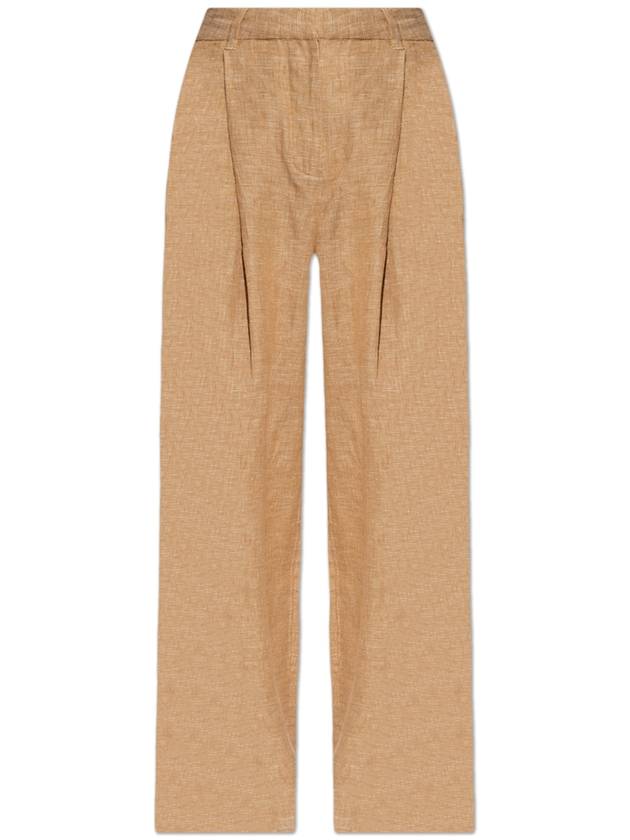 Posse Linen Trousers Nancy, Women's, Beige - POSSE - BALAAN 1