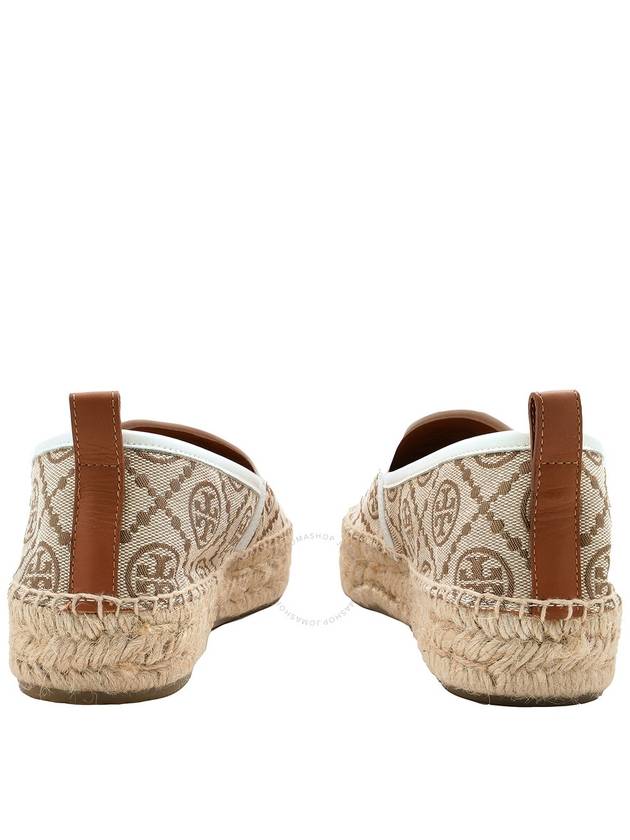 Tory Burch Jacquard T Monogram Logo Platform Espadrilles, Brand Size 6 ( US Size 6 ) - TORY BURCH - BALAAN 3