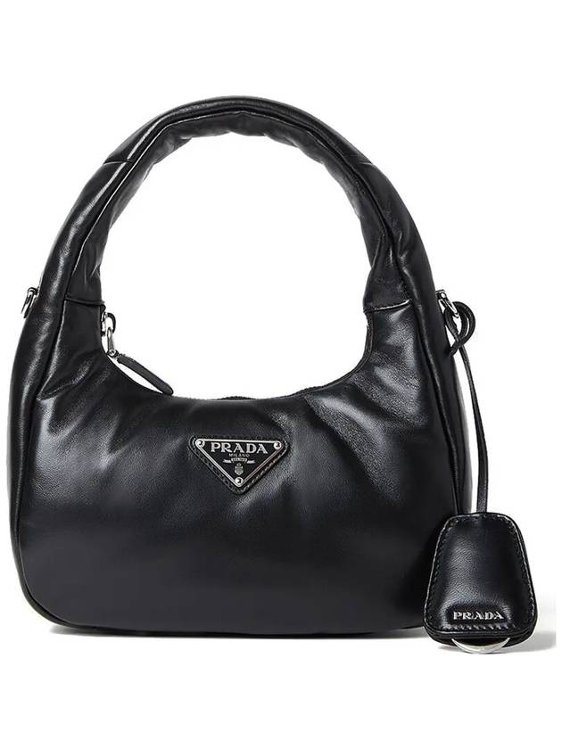 Soft Padded Nappa Leather Mini Bag Black - PRADA - BALAAN 2