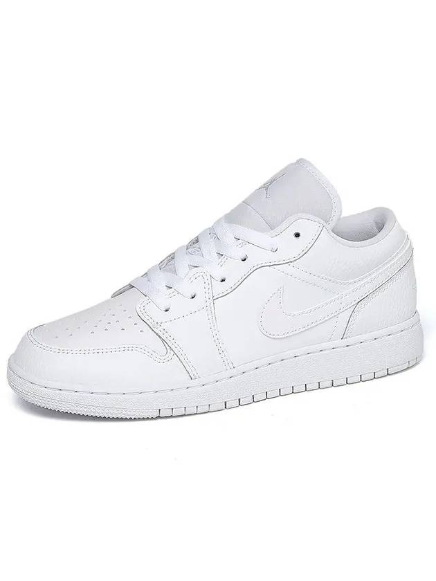 Air Jordan 1 Low Triple Low Top Sneakers White - NIKE - BALAAN 6