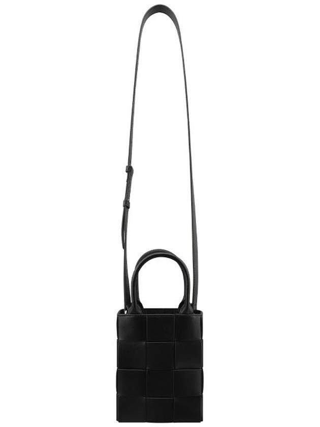 Intrecciato Cassette Mini Tote Bag Black - BOTTEGA VENETA - BALAAN 7