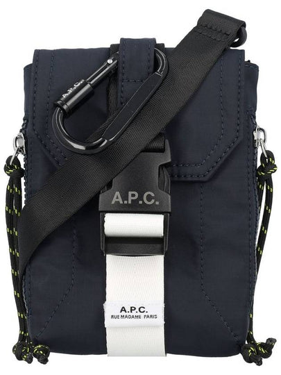 Trek Logo Buckle Nylon Pouch Cross Bag Dark Navy - A.P.C. - BALAAN 2