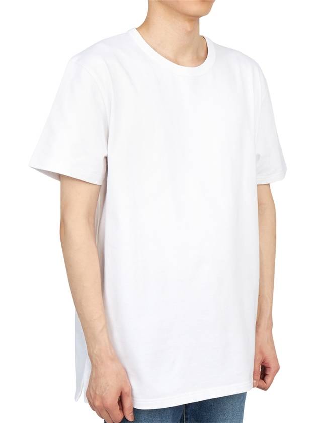 Back Graffiti Logo Short Sleeve T-Shirt White - ALEXANDER MCQUEEN - BALAAN 4